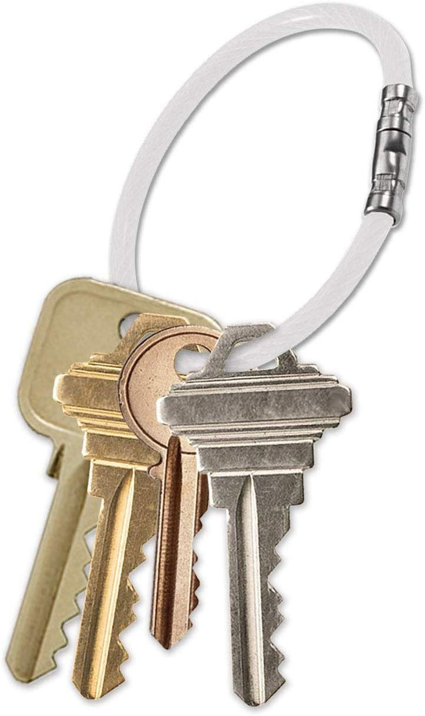 Locking Cable Key Ring | Lucky Line Products